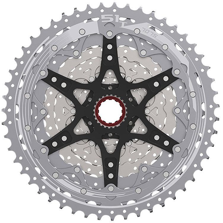 Sunrace kassette csmz933 12v 10-51t microspline sølv r
