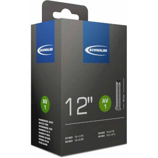 Schwalbe Inner Tube AV1 12 tommer 12 1 2x1,75-2 1 47 62-203 AV 40mm
