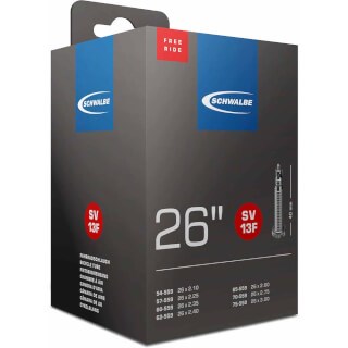 Schwalbe Inner Tube SV13J, Fatbike 26 x 3,50-4,80. ETRO 90 120-559, ventil: Sclaverand French 40mm