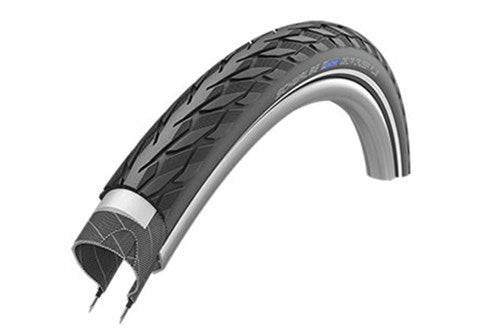Schwalbe Delta Cruiser plus punctureguard 26 x 1 3 8 37-590 mm - sort med refleksion