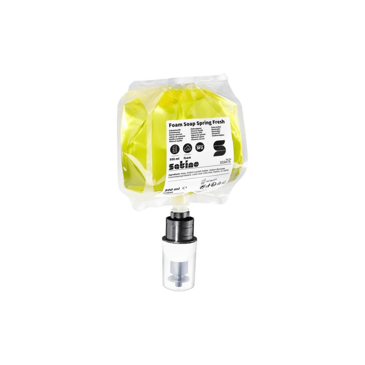 Satino sf2 skumsæbe forårsfrisk (6x 500 ml)