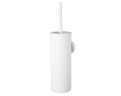 Satino smart toiletborstel garnituur metaal wit