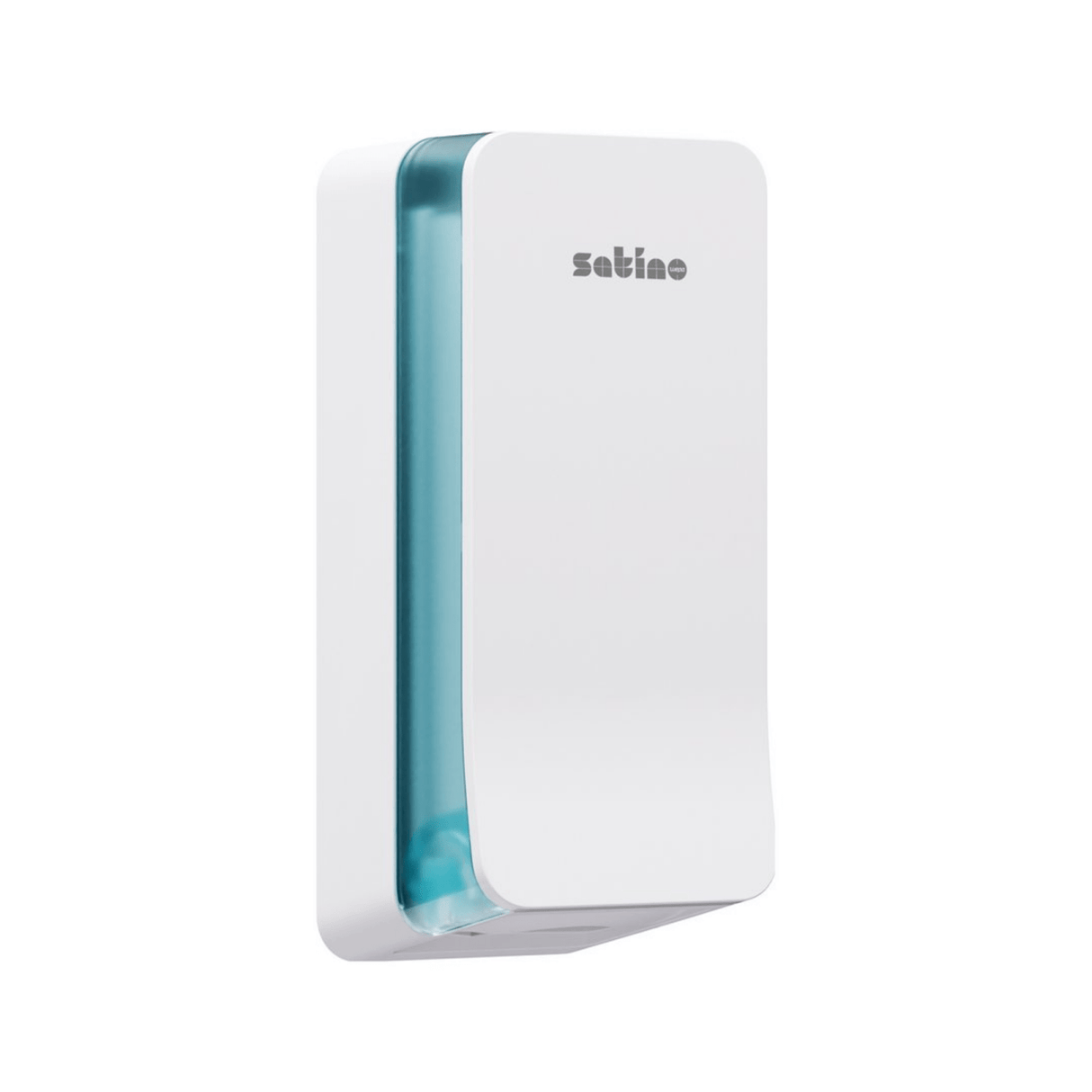 Satino toiletrulle dispenser dobbelt rulle til 2 systemruller hvid (1 stk)