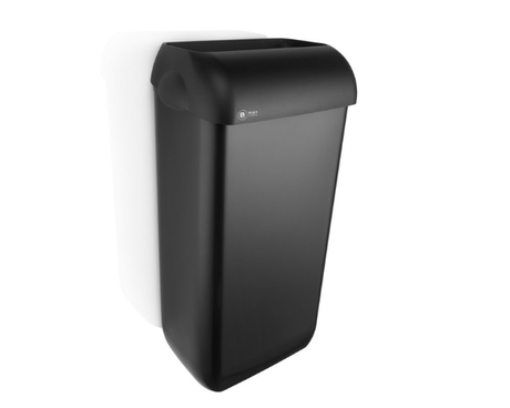 Satino sort affaldsbeholder plastik (23 liter)