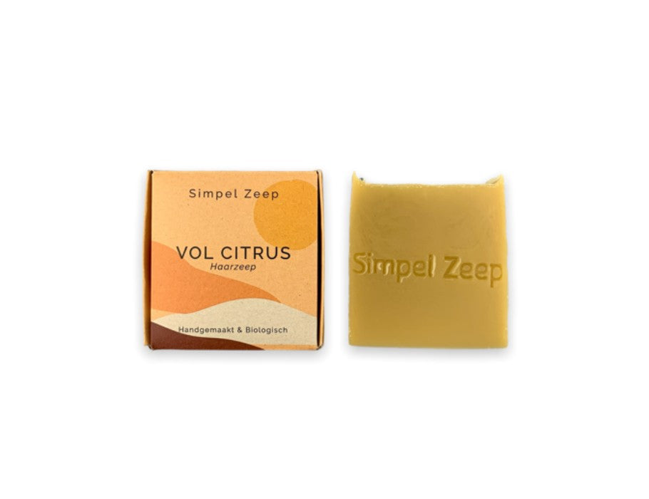 Enkel sæbehår sæbe fuld af citrus 110 gram