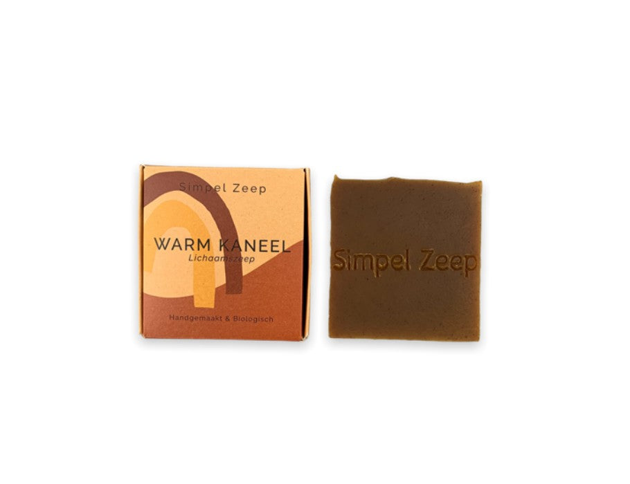 Simpel sæbe kropssæbe - varm kanel - 110 gram