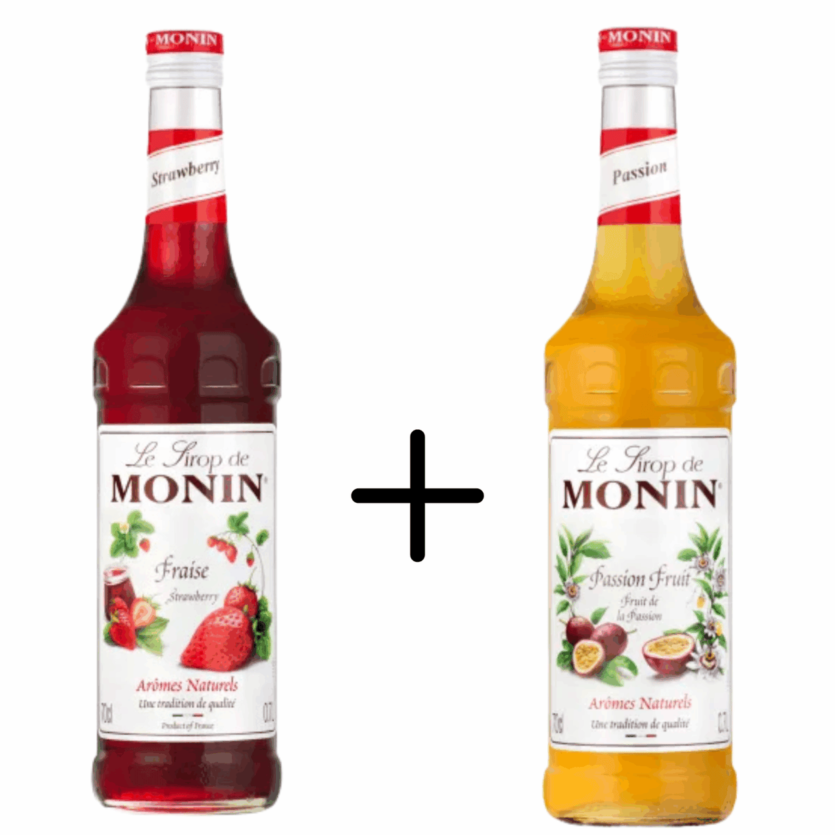 Monin sirup jordbærfraise + passionsfrugt