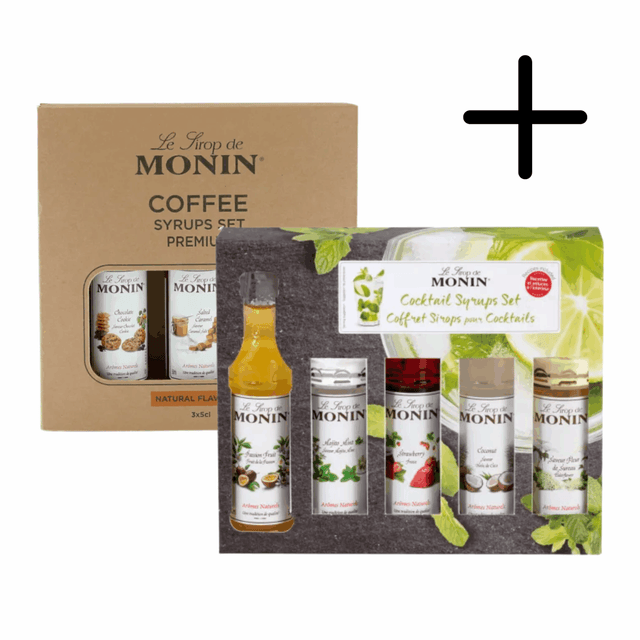Monin sirup cocktailsæt + gavesæt (3x 5cl)