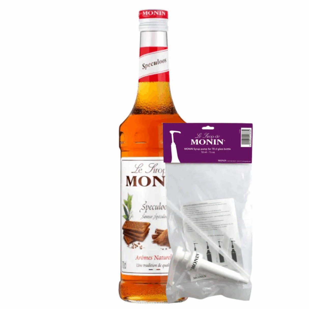 Monin sirup speculoos (70 cl) + sirup pumpe (10 ml)