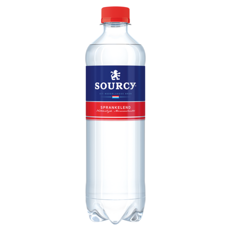 Sourcy rødt mineralvand mousserende (6x 50cl)