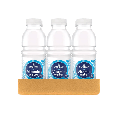 Sourcy vitaminvand lime litchi-hætte (6x 50cl)