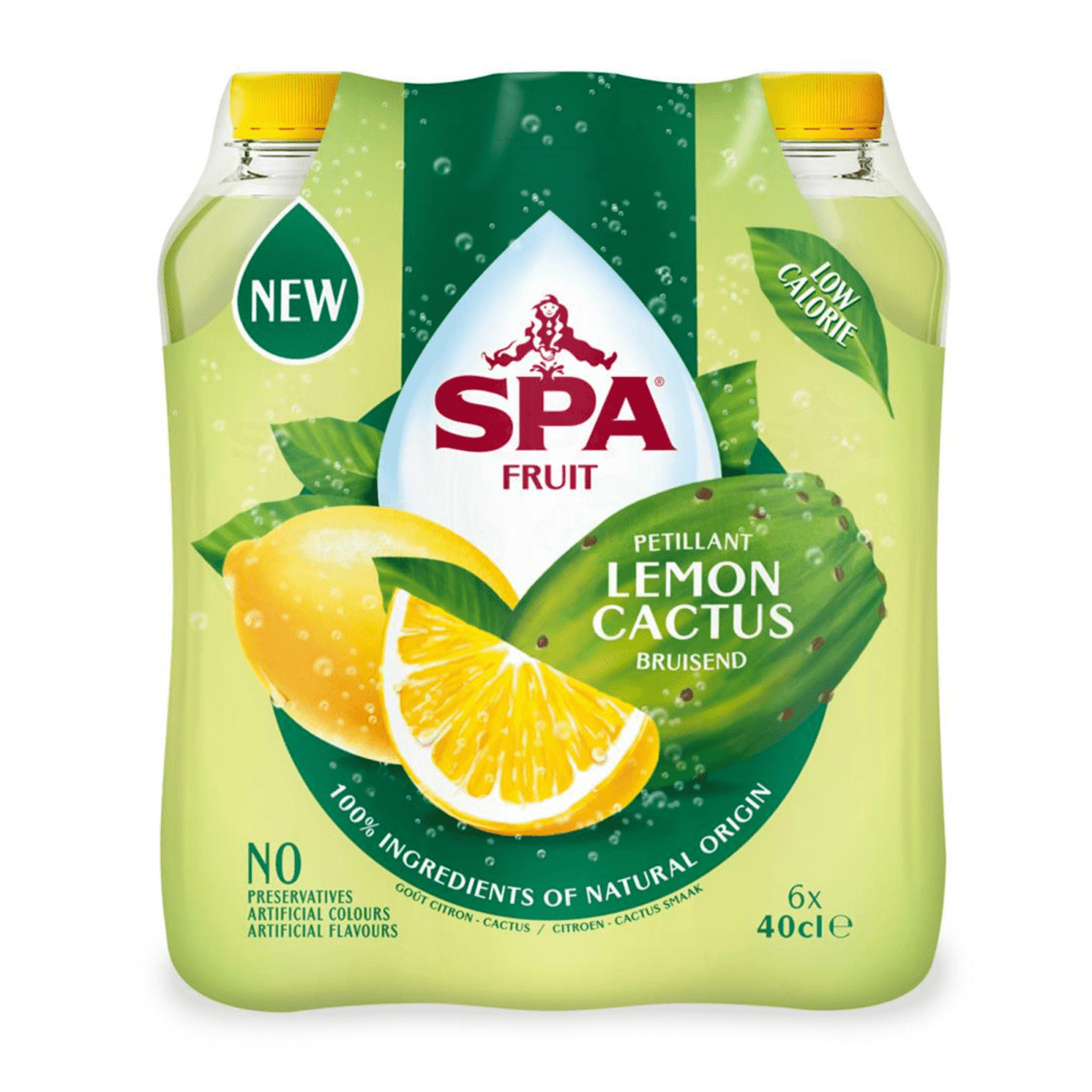 Spa frugt rkling citron kaktus hætte (6x 400ml)