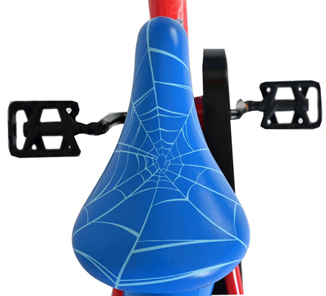 Spiderman marvel spider-man børnecykel - drenge - 14 tommer - rød blå