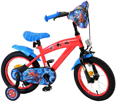 Spiderman Marvel Spider -Man børnecykel - drenge - 14 tommer - rødblå