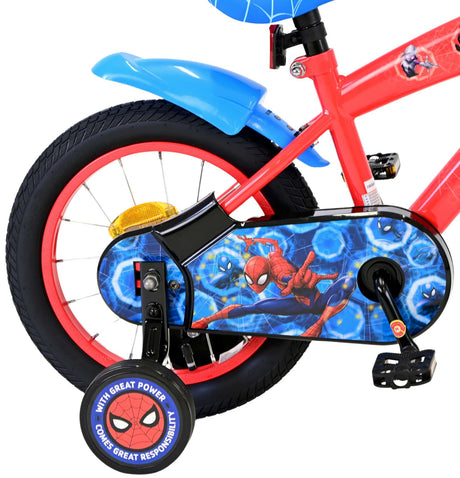 Spiderman Marvel Spider -Man børnecykel - drenge - 14 tommer - rødblå