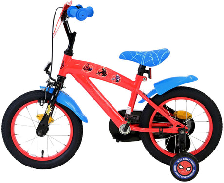 Spiderman Marvel Spider -Man børnecykel - drenge - 14 tommer - rødblå