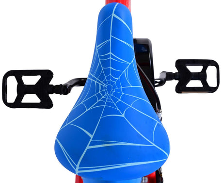 Spiderman Ultimate Spider -Man børnecykel - drenge - 14 tommer - blå rød - to håndbremser