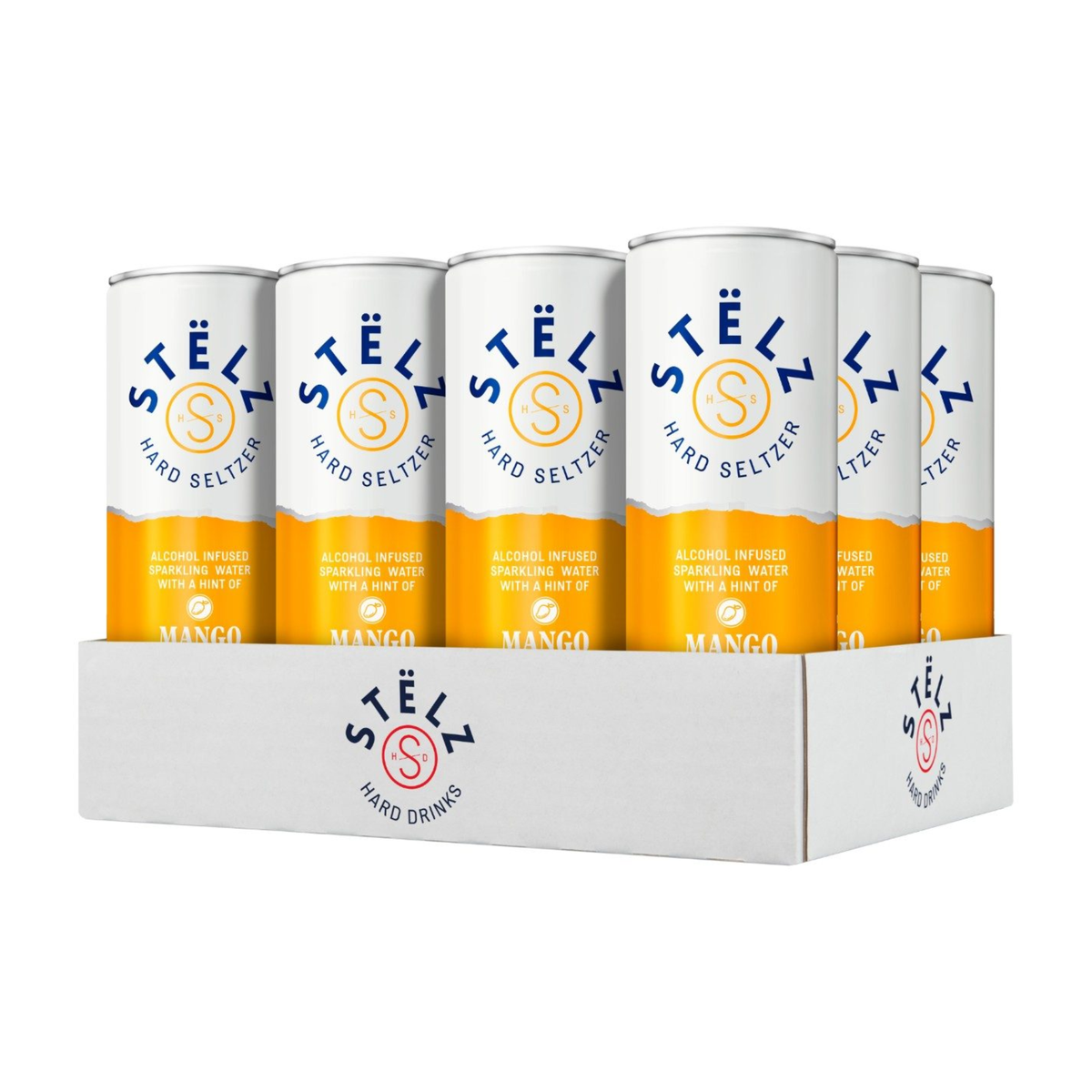 Stelz hård seltzer mangodåse (12x 25cl)