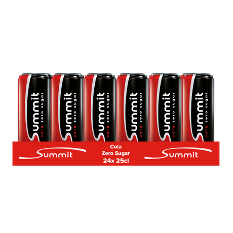 Summit cola zero dåse (24x25cl)