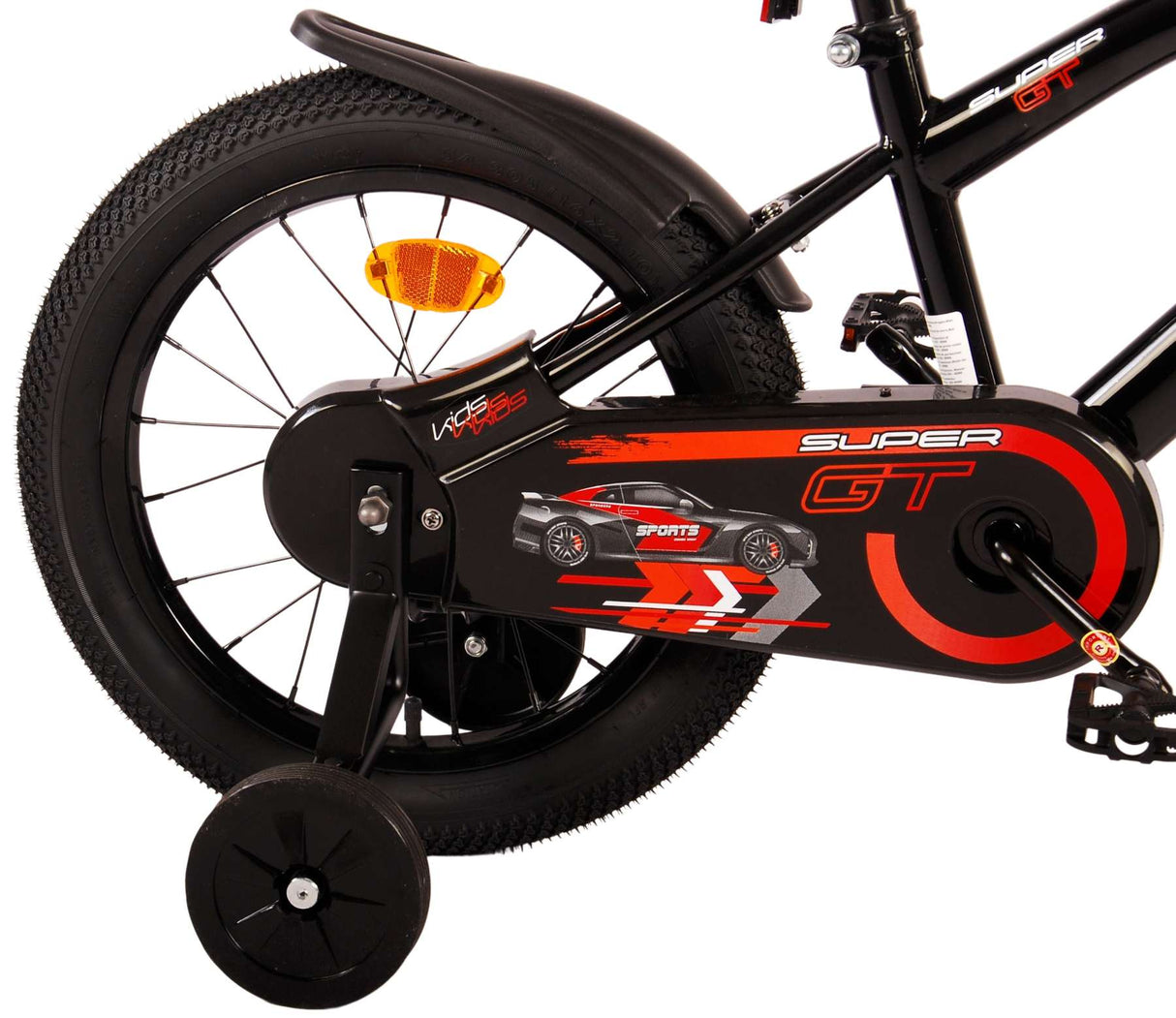 Volare Super GT Børnecykel - drenge - 16 tommer - rød
