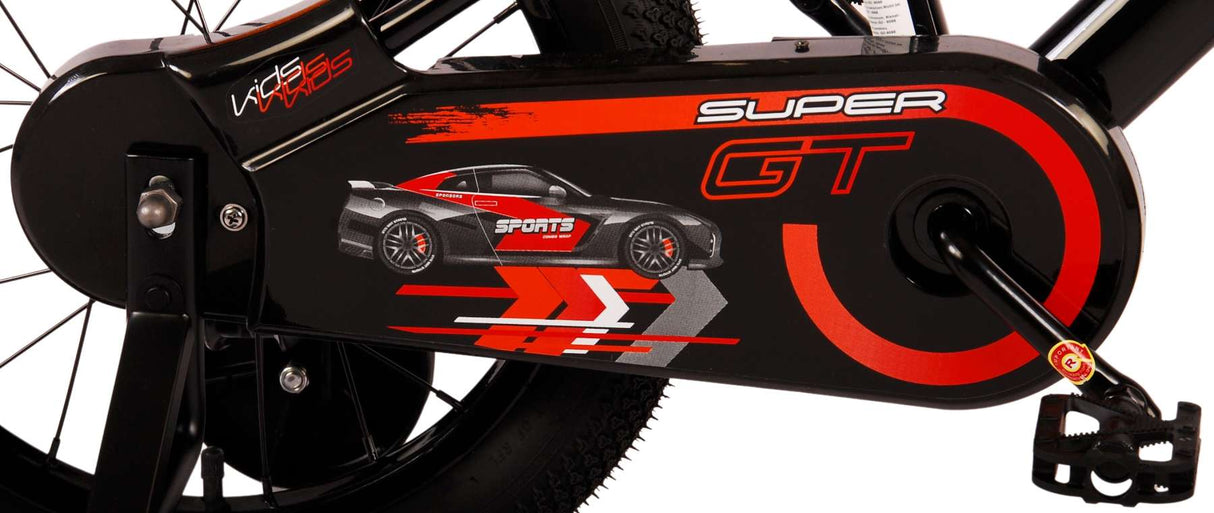 Volare Super GT Børnecykel - drenge - 16 tommer - rød