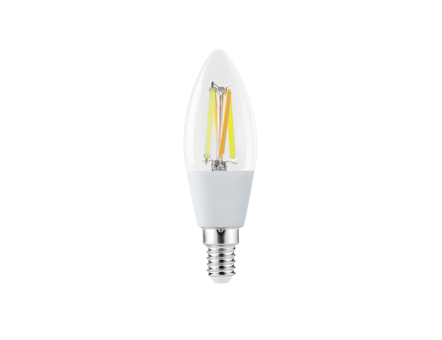 Sylvania sylsmart - LED lampe e14 - stearinlys - klar - 470lm - 2000-6500k - dæmpbar
