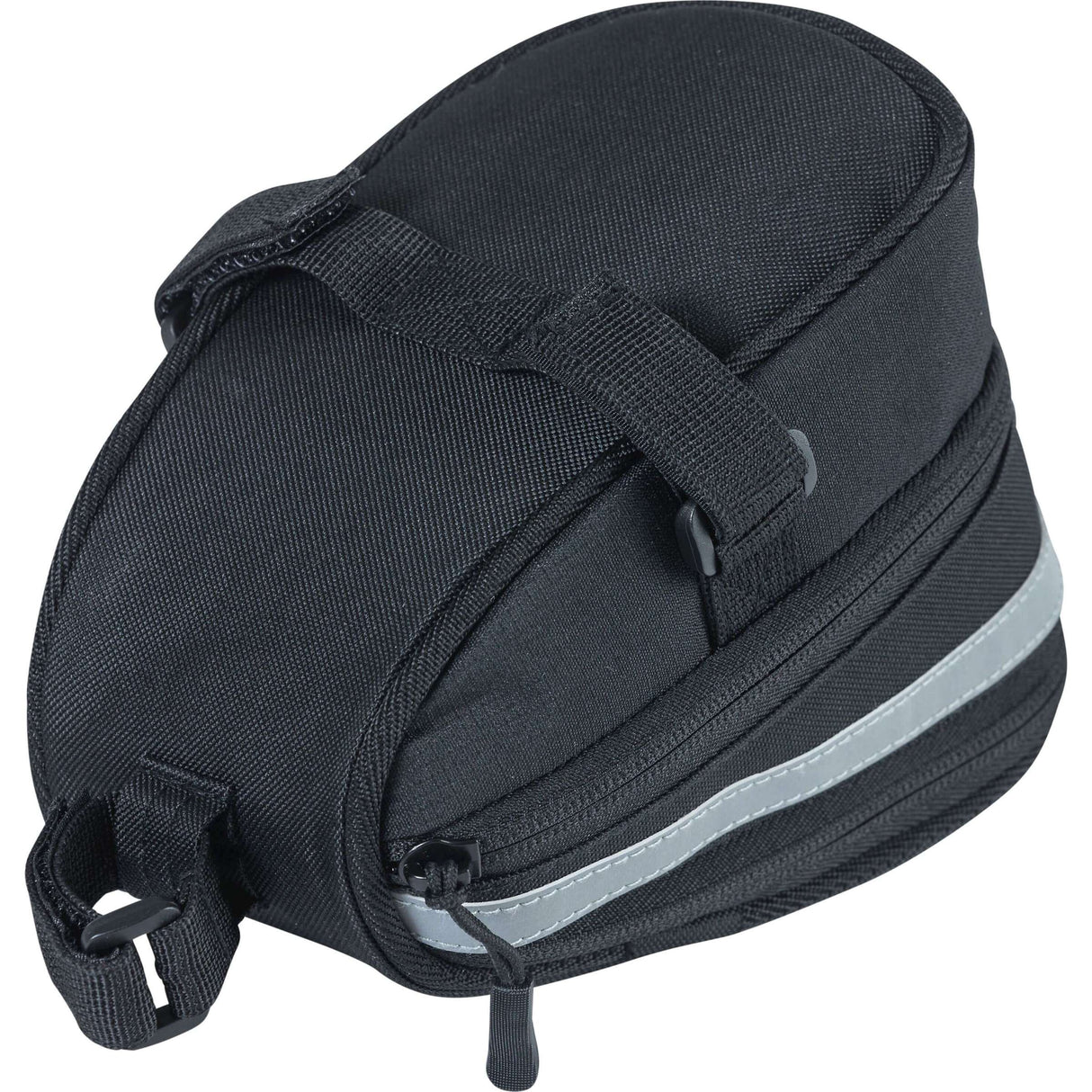 Basil Mada Saddle Bag - Compact, Black, 1L, Velcro, Cykeltilbehør