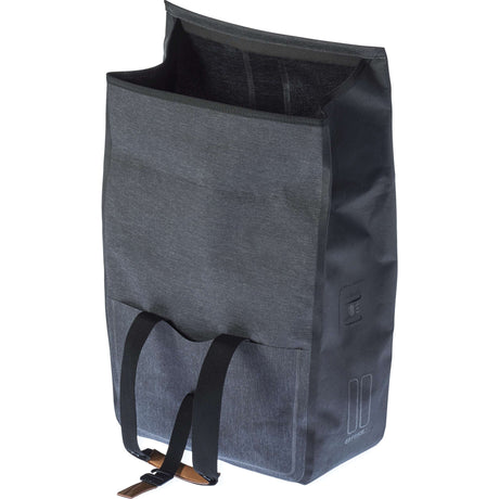 BASIL Urban Dry Shopper - vandtæt cykelpose, unisex, kulmærkamp