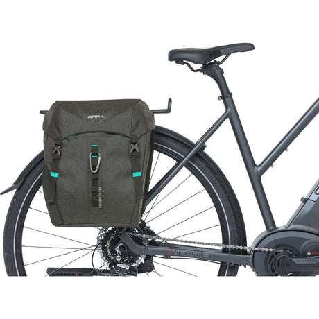 Basild Discovery365d Double Bicycle Bag Black Melee