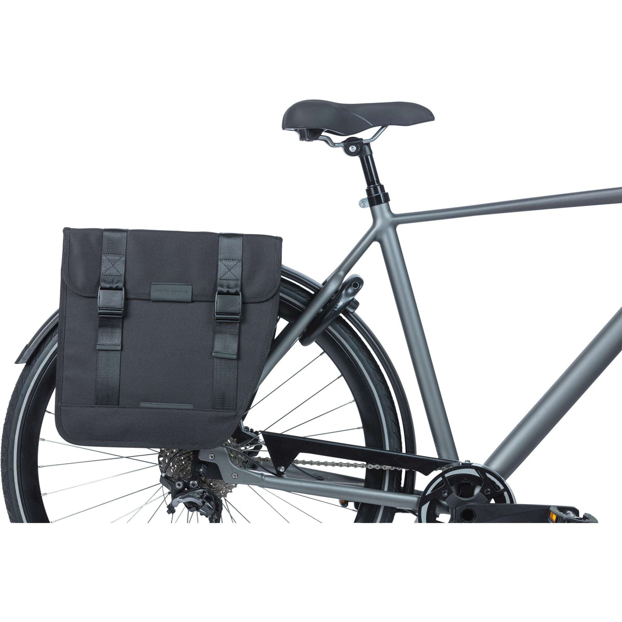 Basilikum turné dobbelt cykelpose sort 35L