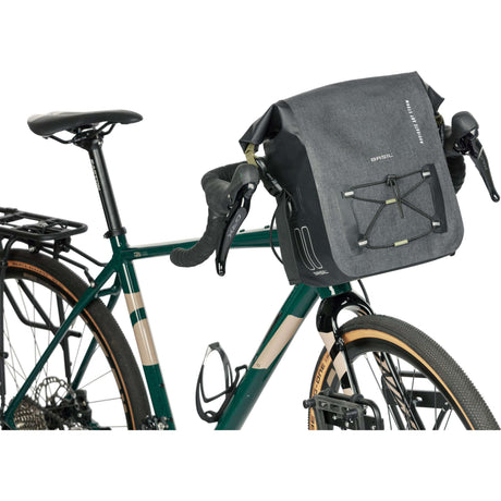Basil Navigator Storm styretaske - Sporty cykelstyretaske, vandtæt, sort