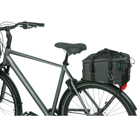 Basil Discovery 365D Bagageadfærd taske M - sort, vand -repellent, 9l, unisex, sporty