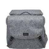 Mondi Joy Double Bicycle Bag - Racktime Snap -it - Vand -Repellent Polyester - 38L - Ivy Walnut