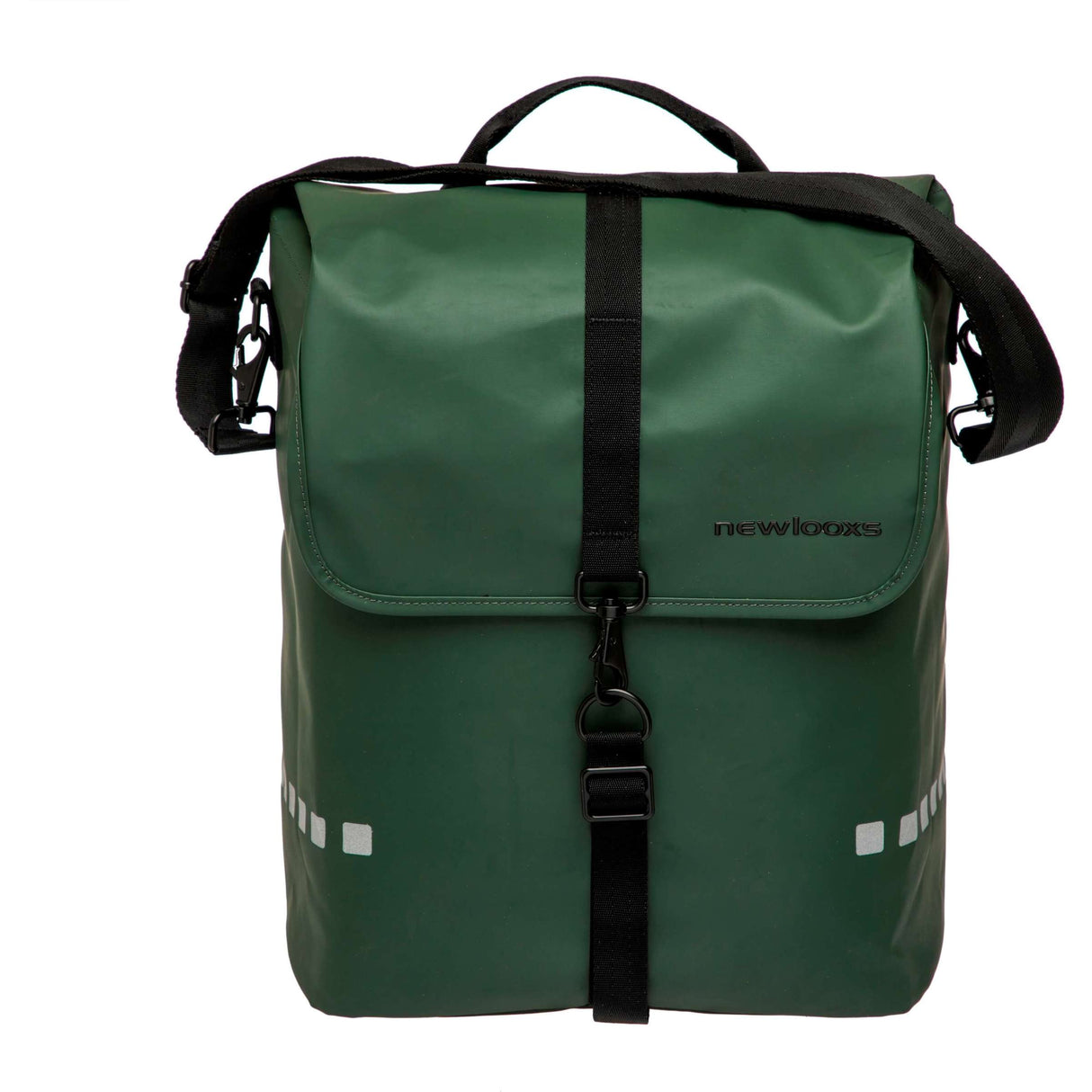 Odense Single Bicycle Bag - Vand -Repellent - 17,5L - Black Green