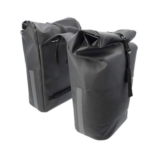 Newlooxs new looxs cykeltaske dobbelt nyborg 34 liter sort