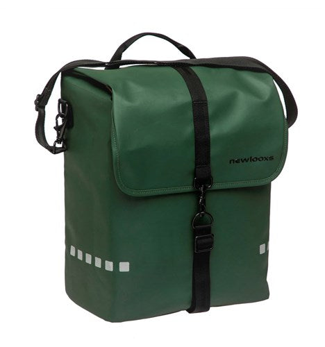 Odense Single Bicycle Bag - Vand -Repellent - 17,5L - Black Green