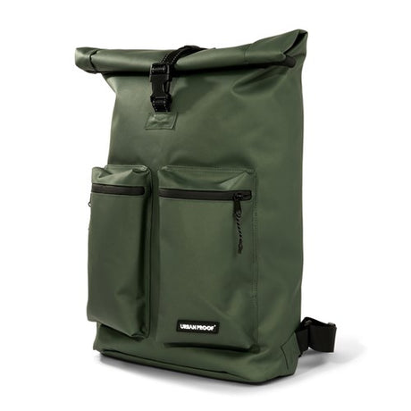 Dutchperfect urban proof rolltop rygsæk rygsæk 20l grøn genbrugt