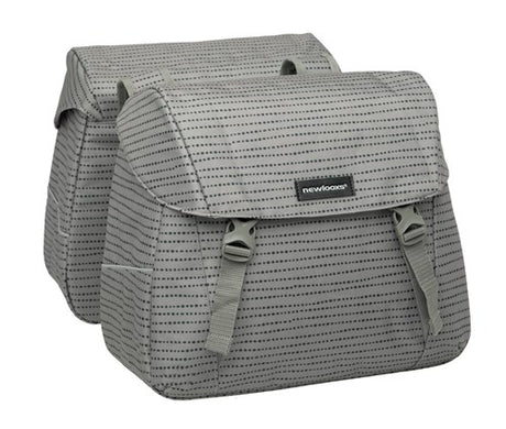 Joli Double Bicycle Bag - Water -Repellent Polyester - Black Blue Green - 37L
