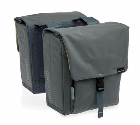 Newlooxs taske new looxs tulum dobbelt grå grøn | 32 l
