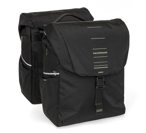 Newlooxs taske new looxs vigo dobbelt | sort grøn | mål 2.0 | 40 l
