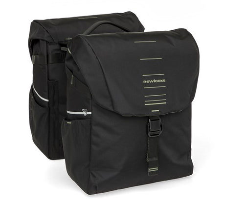 Newlooxs taske new looxs vigo dobbelt | sort grøn | mål 2.0 | 40 l