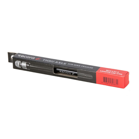 Tecora e thru axle trailer m12 p1.0 158-170mm aluminium sort
