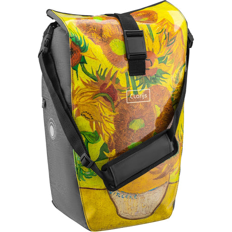 Clarijs Bicycle Bag Solobag 24L Van Gogh Sunflowers
