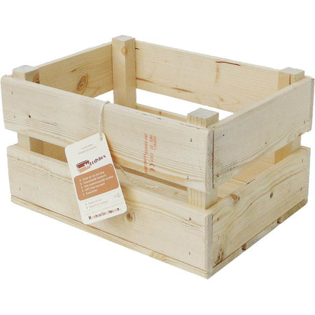 Cykelkasse B1 Blank Vuren Wood 40x30x24cm