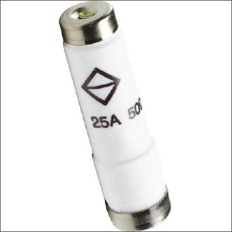 Hager sikring ndz 25a langsom 500v kodning gul | 10 stk