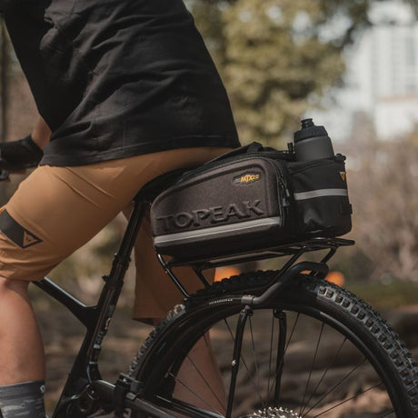 Topeak mtx-serien - cykeltaske - udvidelig top - vandflaskeholder - vejrbestandig