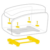Topeak mtm bagagerumstaske dxp (mik - racktime)