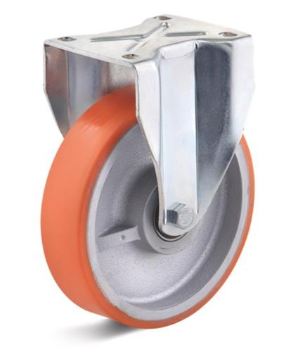 Torwegge fast hjul kraftigt 125x50mm