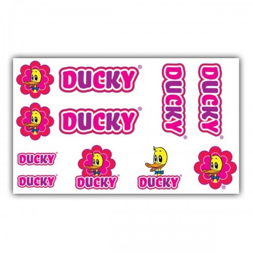 Børns cykeloverførsler sæt Ducky Pink 14x20cm