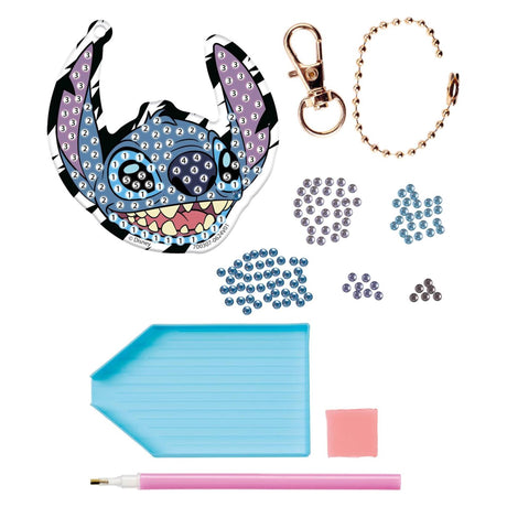 Moxy stitch diamant maleri nøglering